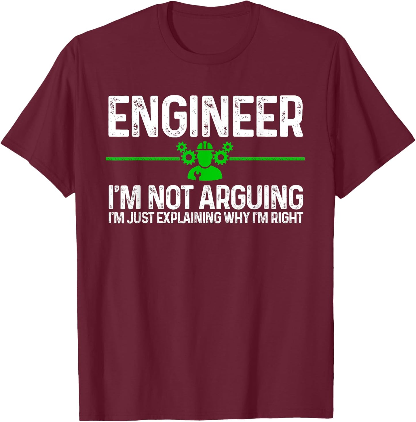 Funny Engineer Gift Women Software Civil Engineering T-Shirt - T-Shirt | Maroon