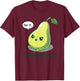 Pear Funny Pressure - Do It Fruit Humor Pear Cute Design Green T-Shirt - T-Shirt | Maroon