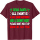 Funny Christmas Shirts Men Adult Dear Santa T-Shirt - T-Shirt | Maroon