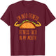 Funny I'm into Fitness, Fitness Taco in My Mouth Men Women T-Shirt - T-Shirt | Maroon