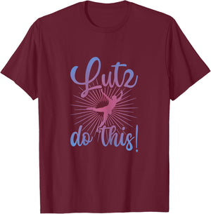 Ice Skating Outfit | Figure Skating Pun T-Shirt - T-Shirt | Maroon