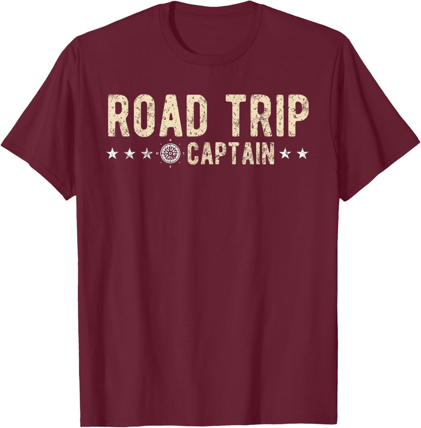 Road Trip Captain Road Trip T-Shirt - T-Shirt | Maroon