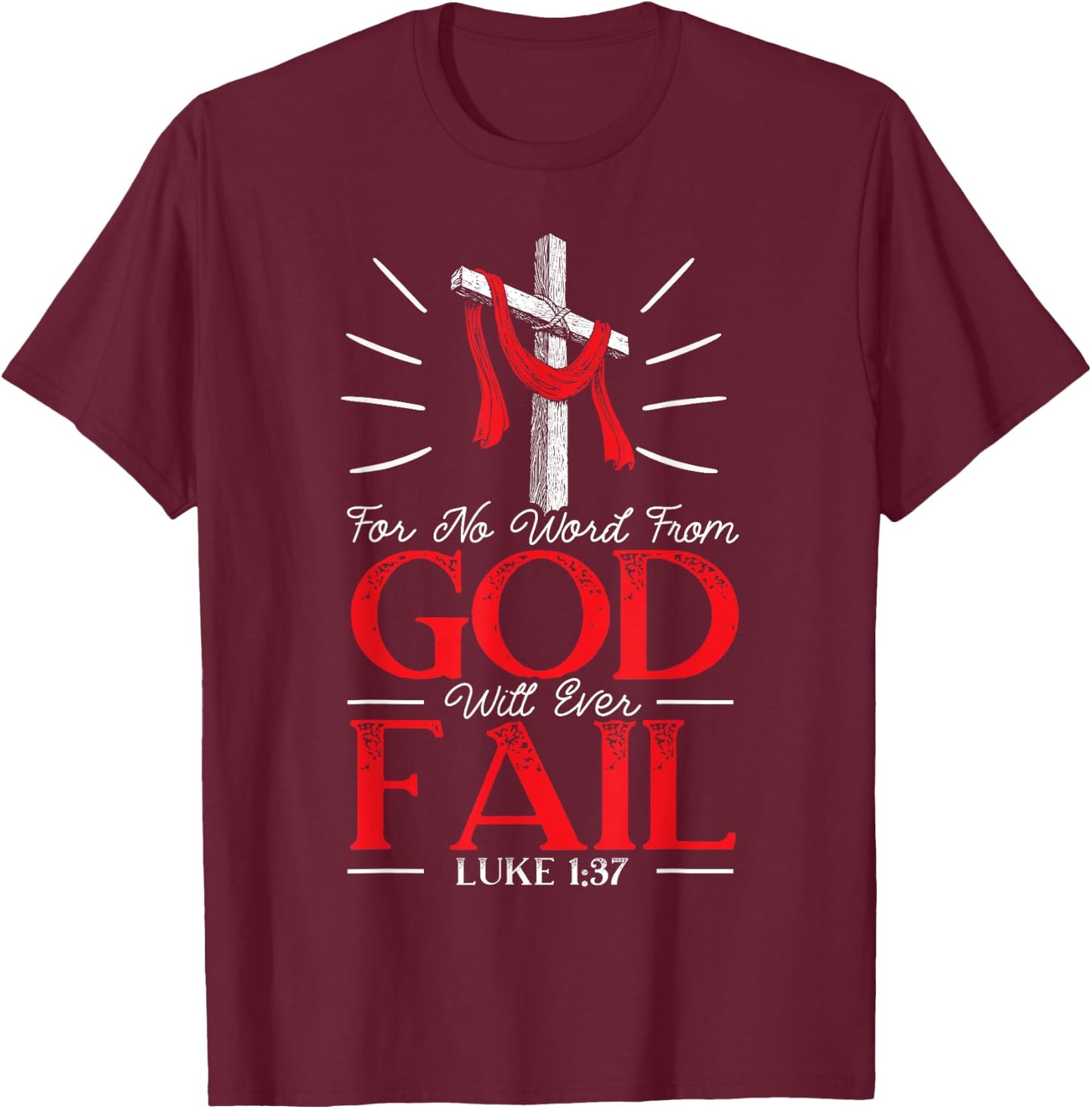 Bible Jesus Christ Religious Pastor Christian Believer T-Shirt - T-Shirt | Maroon