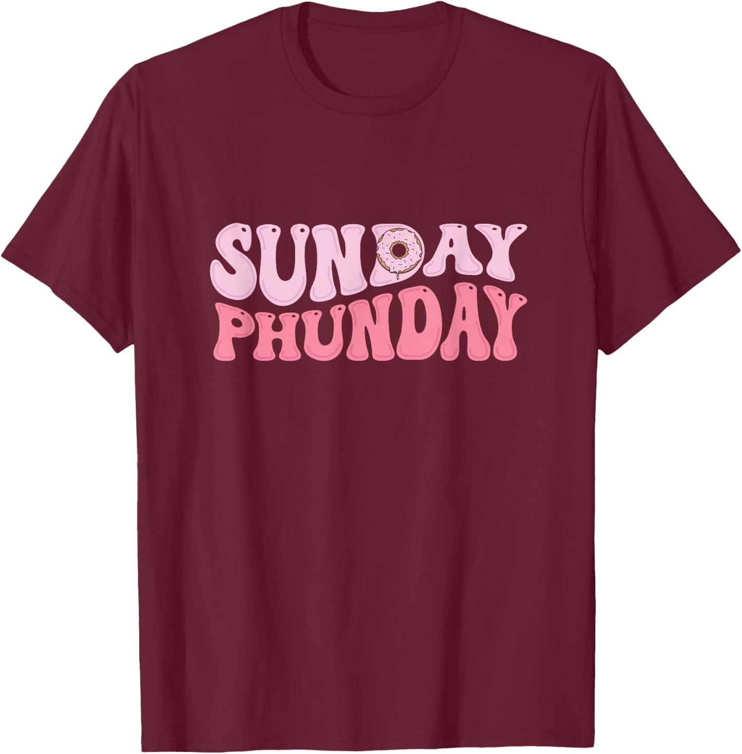 Sunday Phunday Phish Donuts for Family Bakers T-Shirt - T-Shirt | Maroon