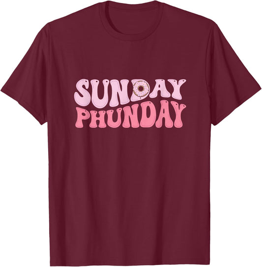 Sunday Phunday Phish Donuts for Family Bakers T-Shirt - T-Shirt | Maroon