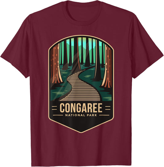 Congaree National Park 2003 South Carolina T-Shirt - T-Shirt | Maroon