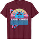 Funny Bowling Bowler Retro Turkey Hunters T-Shirt - T-Shirt | Maroon