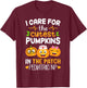 Pediatric NP Nurse Halloween I Care For The Cutest Pumpkins T-Shirt - T-Shirt | Maroon