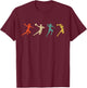 Retro Vintage Handball Player Handball Game Handball Team T-Shirt - T-Shirt | Maroon
