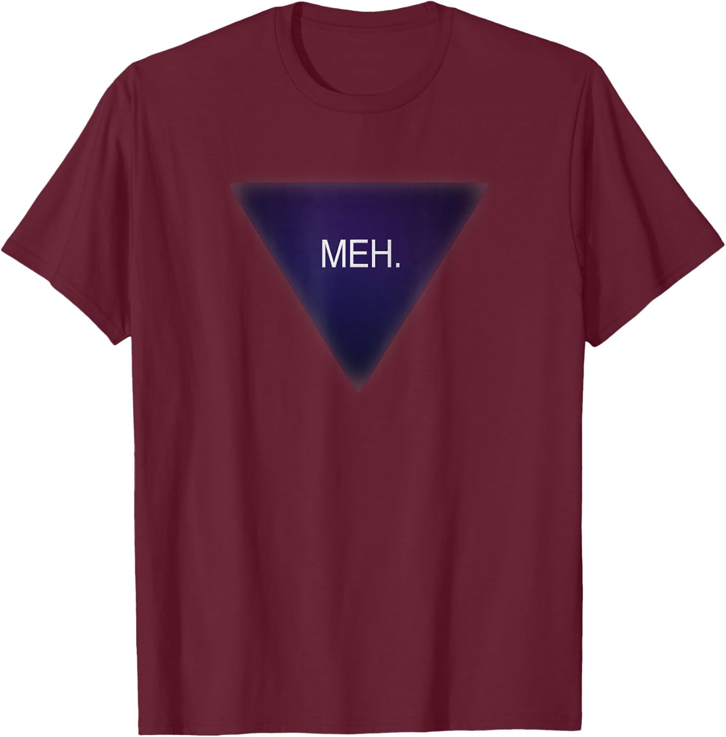 Trendy Meh Magic 8 Ball Answer T-Shirt - T-Shirt | Maroon