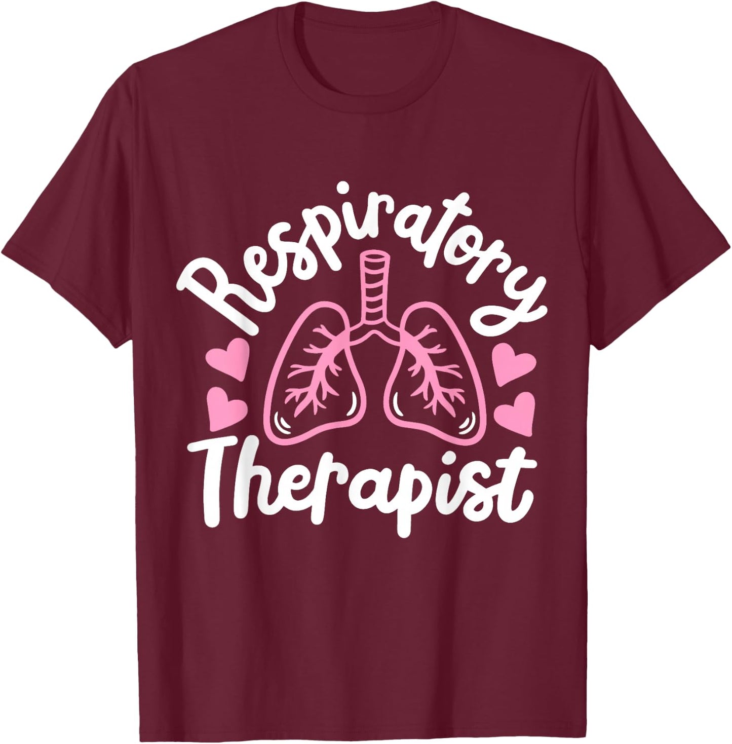 RT Squad Co. Respiratory Therapist RT Registered T-Shirt - T-Shirt | Maroon