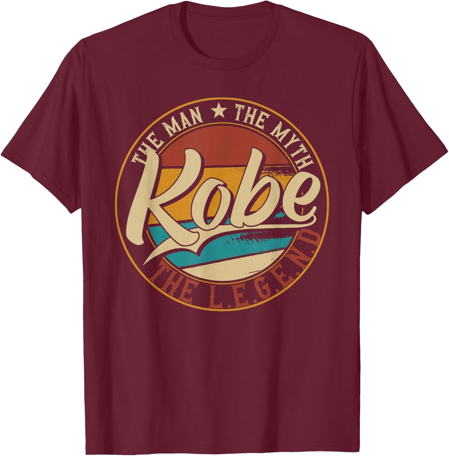 Kobe The man the myth the legend T-Shirt - T-Shirt | Maroon