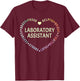 Laboratory Assistant Lab Assistant T-Shirt - T-Shirt | Maroon