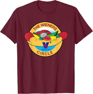 The Wieners Vienna Beef Circle Apparel T-Shirt - T-Shirt | Maroon