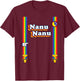 Nanu Nanu Retro 70s T-Shirt - T-Shirt | Maroon