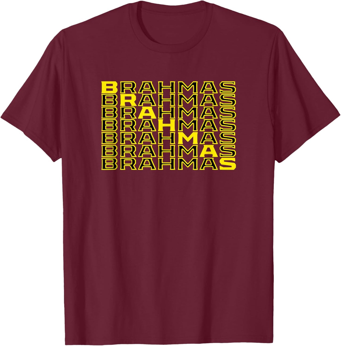 Brahmas San Antonio Football Tailgate T-Shirt - T-Shirt | Maroon