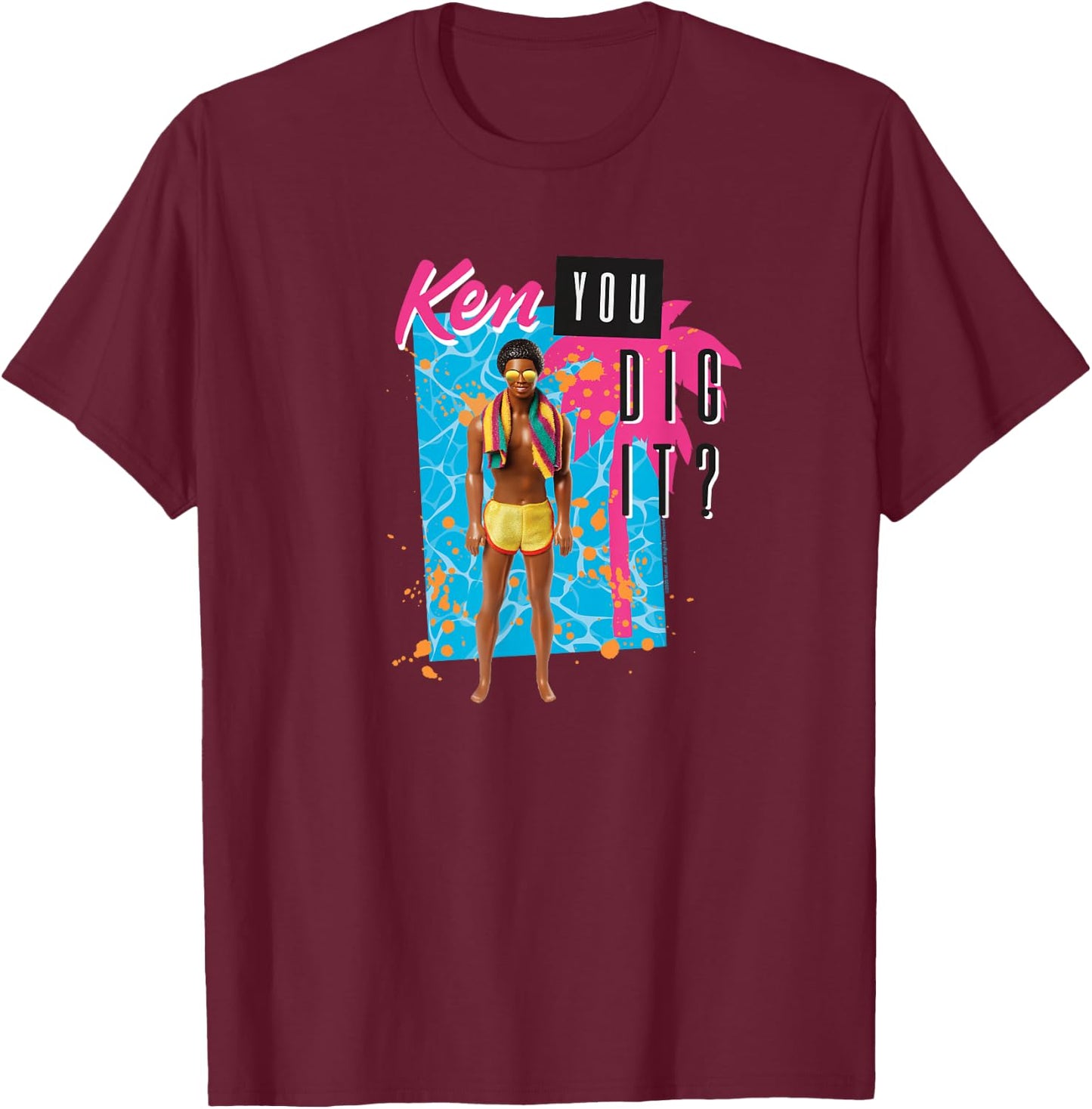Barbie - Ken, find it? T-Shirt - T-Shirt | Maroon