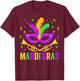 Mardi Gras 2025 Women Mardi Gras Shirt Kids T-Shirt - T-Shirt | Maroon