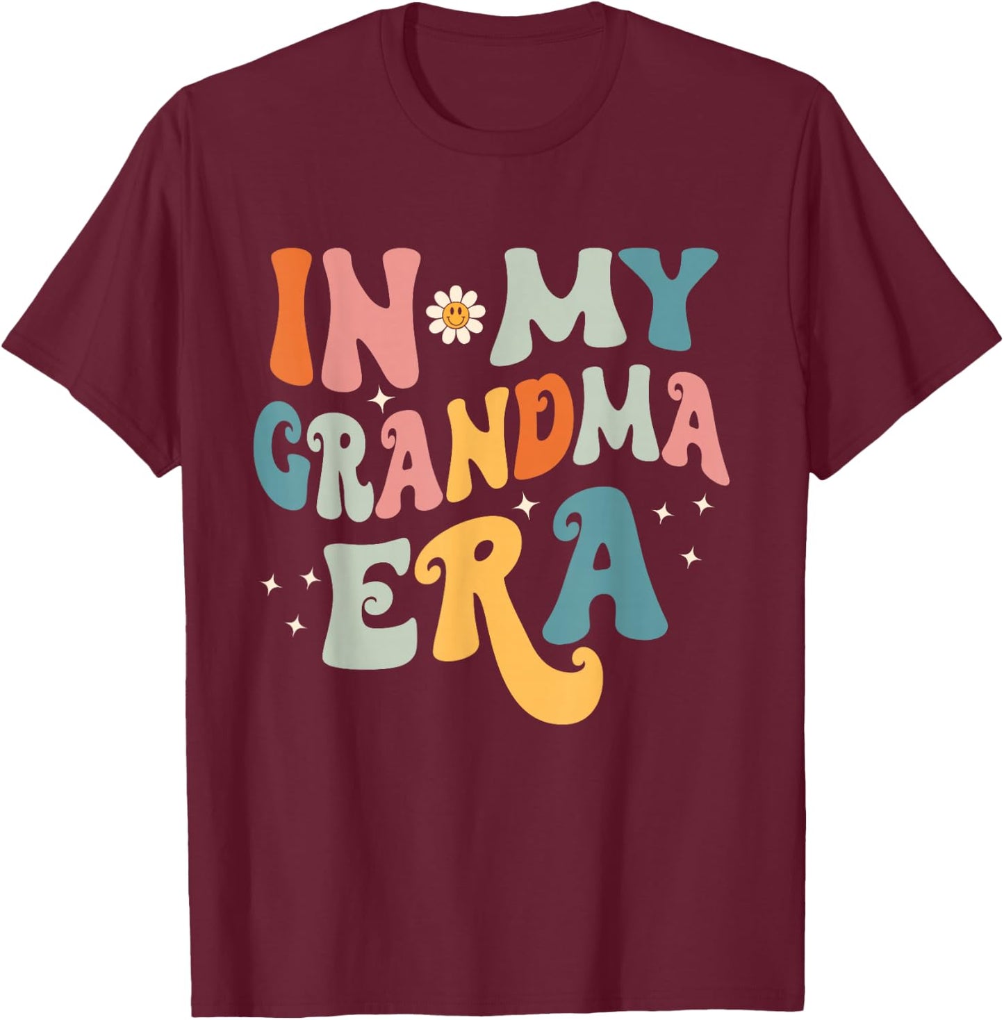 In My Grandma Era T-Shirt - T-Shirt | Maroon