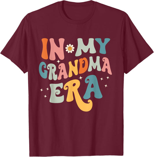 In My Grandma Era T-Shirt - T-Shirt | Maroon