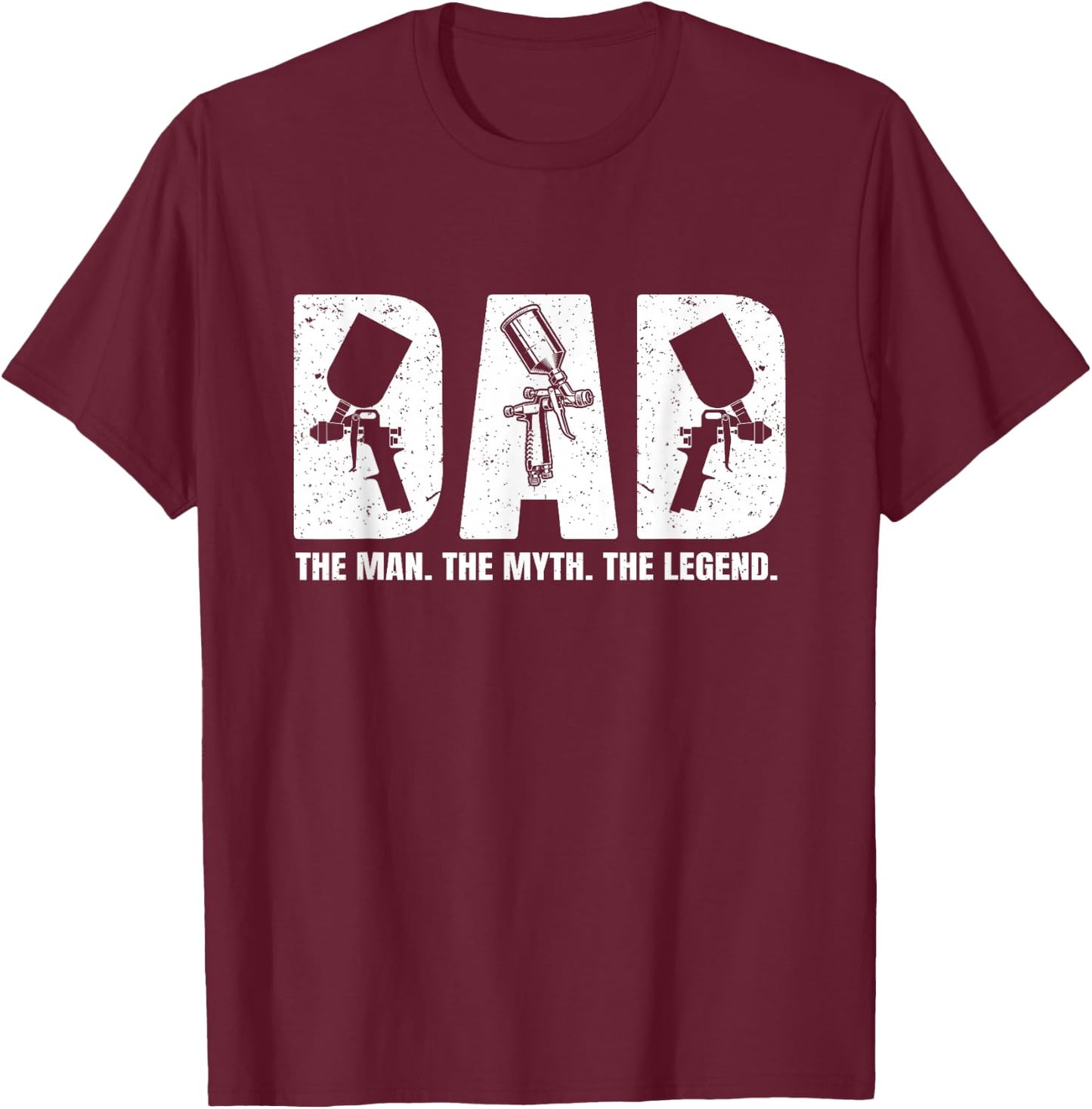 Autobody Painter Automotive Painter Dad Auto Body Painter T-Shirt - T-Shirt | Maroon