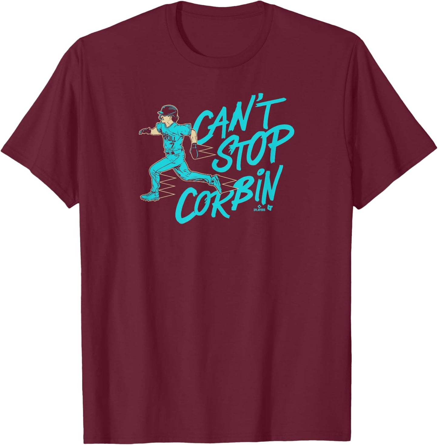 Can't Stop Corbin Carroll - Arizona Baseball T-Shirt - T-Shirt | Maroon