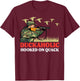 Duck Hunting Duckaholic Hooked On Quack Funny Hunter Men Boy T-Shirt - T-Shirt | Maroon