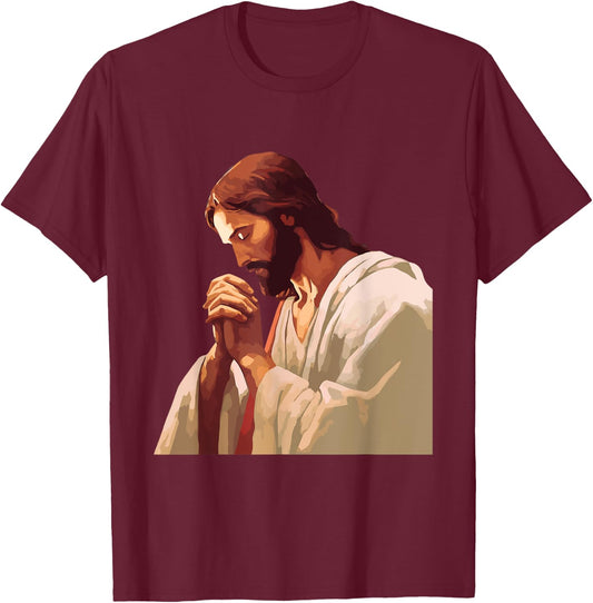 Jesus Christ - Jesus Religion Faith Christian Catholic Love T-Shirt - T-Shirt | Maroon