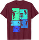 Cool Disc Golf Designs & Gift Ideas Men Boys Kids Disc Golf Black Small T-Shirt - T-Shirt | Maroon
