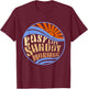 Vintage Easy Like Sunday Morning Positive Optimistic Relax T-Shirt - T-Shirt | Maroon