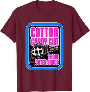 Killer Klowns from Outer Space Cotton Candy Gun T-Shirt - T-Shirt | Maroon