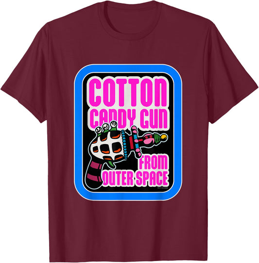 Killer Klowns from Outer Space Cotton Candy Gun T-Shirt - T-Shirt | Maroon