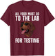 Cool Labrador Design Women Labrador Retriever Lover T-Shirt - T-Shirt | Maroon
