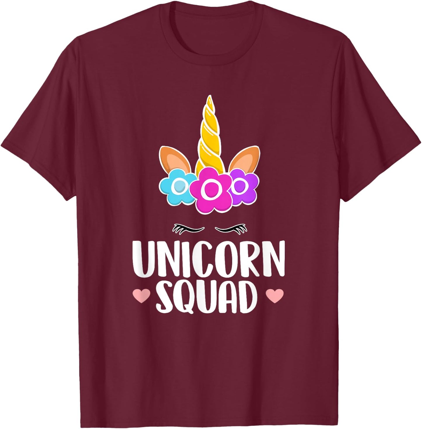 Unicorn Squad - Magical Fantasy Creature Legendary Being T-Shirt - T-Shirt | Maroon