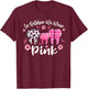 In October We Wear Pink Teeth Dental Breast Cancer Awareness T-Shirt - T-Shirt | Maroon