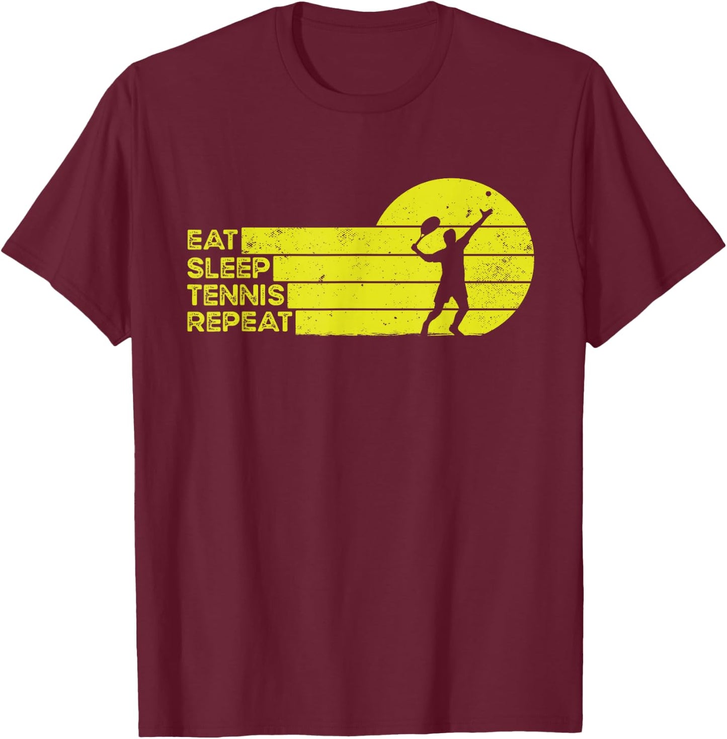 Funny Tennis Player Saying – Tennis Motif & Tennis T-Shirt - T-Shirt | Maroon