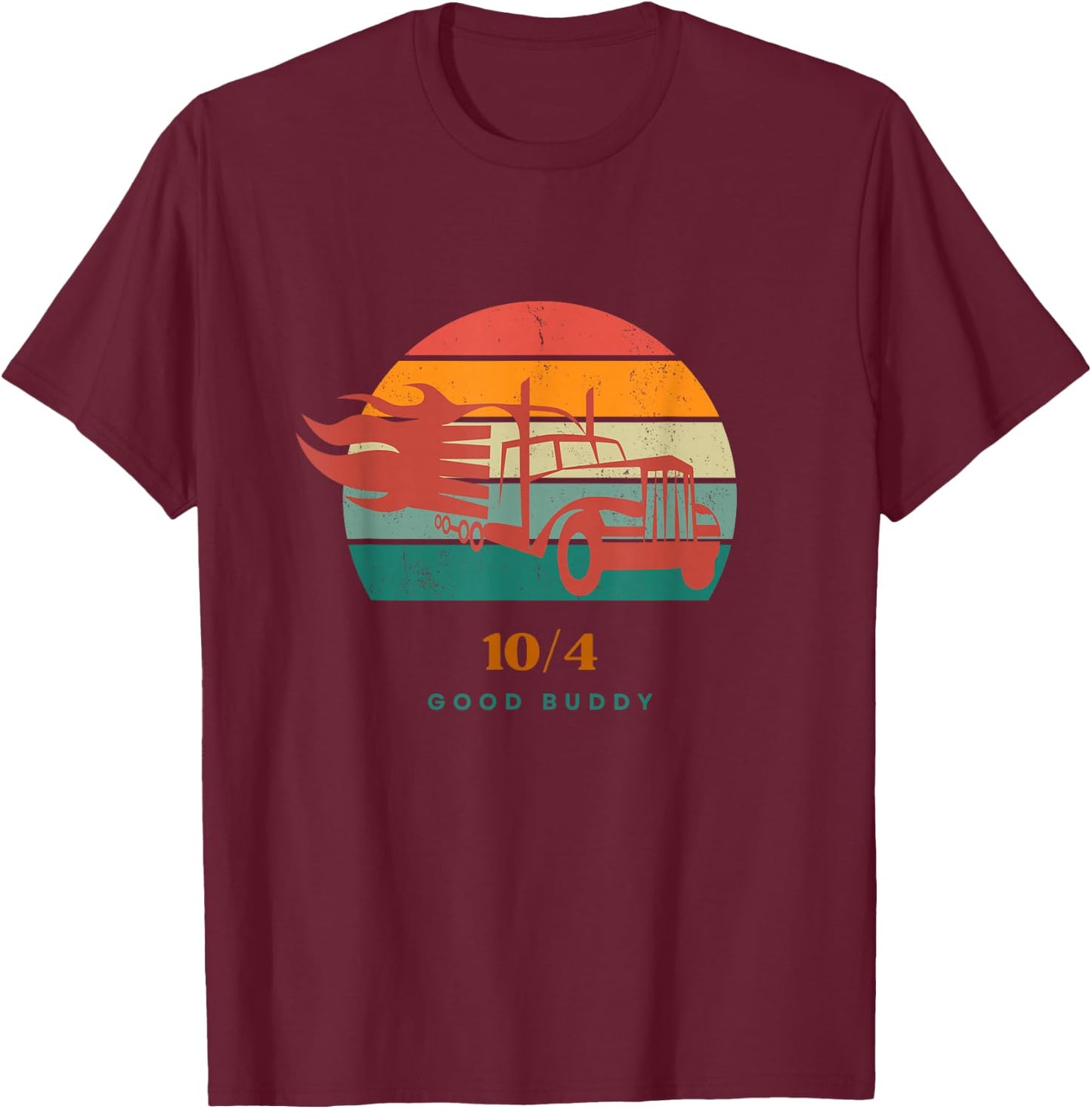 10/4 Good Buddy T-Shirt - T-Shirt | Maroon