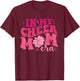 In My Cheer Mom Era Cheerleading Football Cheer Mom Life T-Shirt - T-Shirt | Maroon
