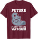 Future Floaty Potato Watcher Funny Marine Biologist Manatee T-Shirt - T-Shirt | Maroon
