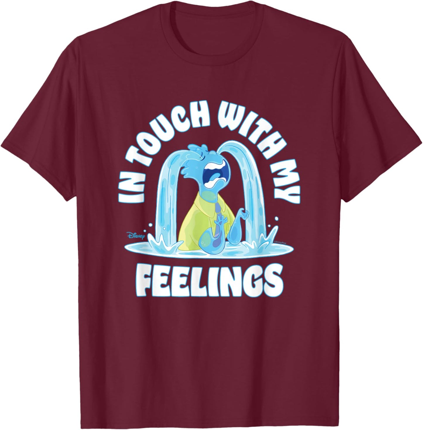Elemental - in Touch with My Feelings T-Shirt - T-Shirt | Maroon