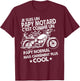 Papy Motard Gift for Motorcycle Papy Cool T-Shirt - T-Shirt | Maroon