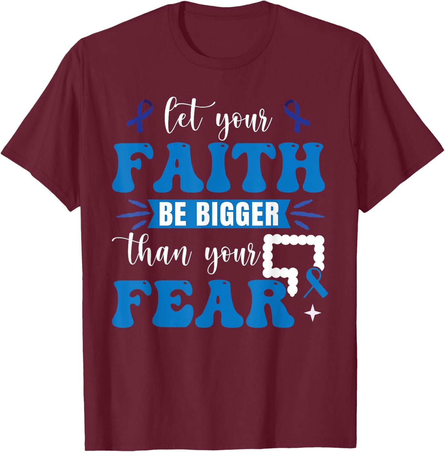 Colon Cancer Survivor T-Shirt - T-Shirt | Maroon