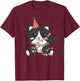 Birthday Cat For Children A Birthday Cat T-Shirt - T-Shirt | Maroon