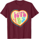 I Love VBS Hearts Vacation Bible School Crew Bible Study T-Shirt - T-Shirt | Maroon