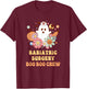 Bariatric Surgery Boo Boo Crew Nurse Halloween T-Shirt - T-Shirt | Maroon