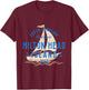 Vintage Sailboat Hilton Head South Carolina Marine Retro T-Shirt - T-Shirt | Maroon