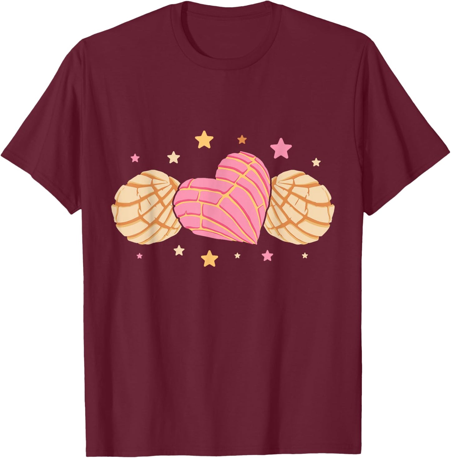 Conchas Pan Dulce Latina Mexican Mujer Concha Pastry T-Shirt - T-Shirt | Maroon