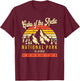 Gates Of The Arctic Vintage Retro Alaska National Park T-Shirt - T-Shirt | Maroon