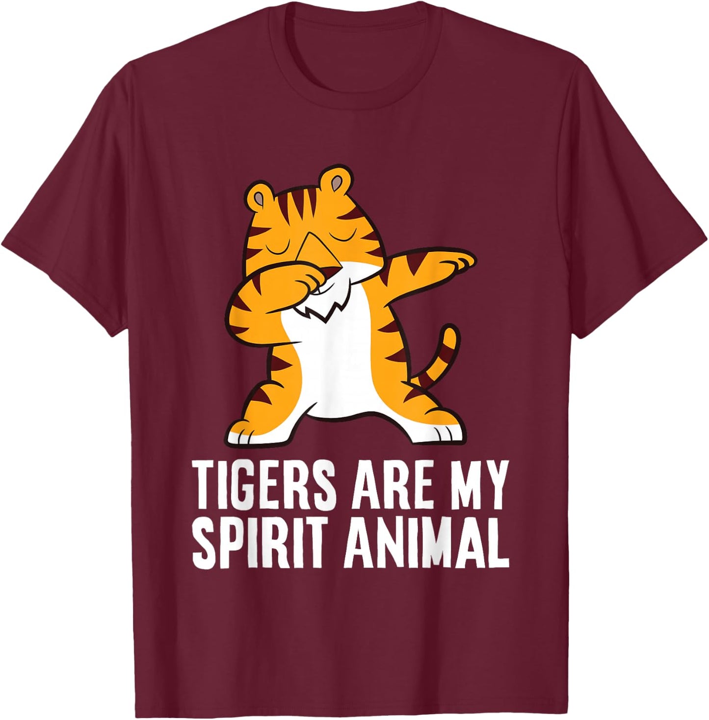 Tigers Are My Spirit Animal T-Shirt - T-Shirt | Maroon