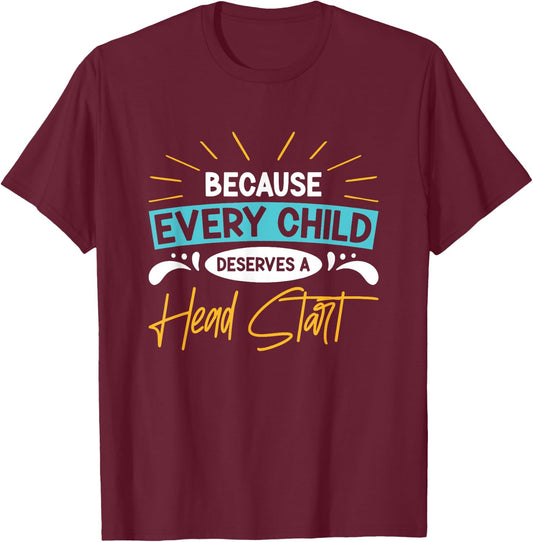 Headstart Teacher Early Head Start T-Shirt - T-Shirt | Maroon